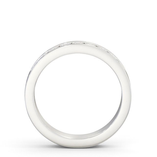 Half Eternity Princess Diamond Ring 18K White Gold - Kear HE10_WG_UP