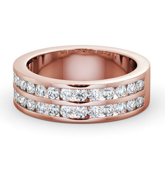 Chelford Half Eternity Ring Round Diamond Double Row Channel Setting HE11_RG_THUMB2 