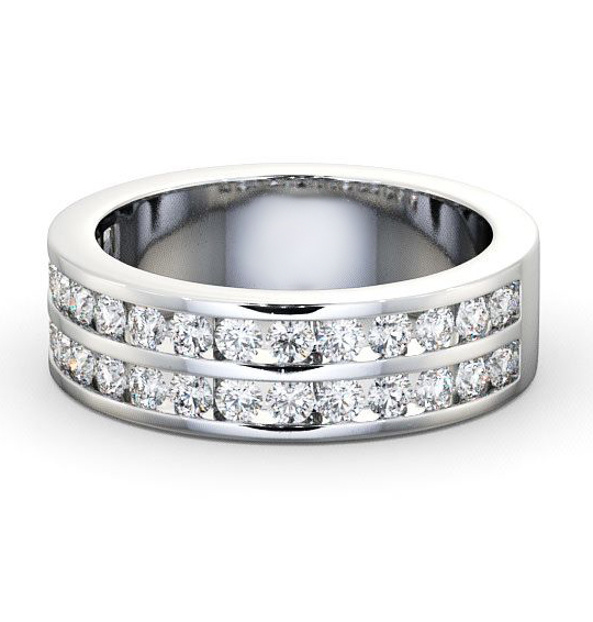 Chelford Half Eternity Ring Round Diamond Double Row Channel Setting HE11_WG_THUMB2 
