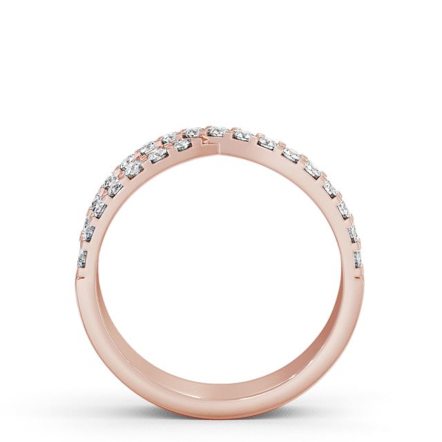 Half Eternity 0.33ct Round Diamond Ring 18K Rose Gold - Berrier ...