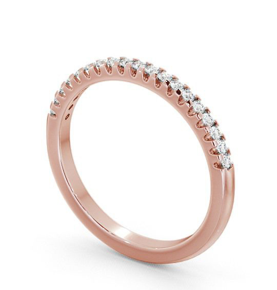 Half Eternity Round Diamond Classic Style Ring 9K Rose Gold HE14_RG_THUMB1