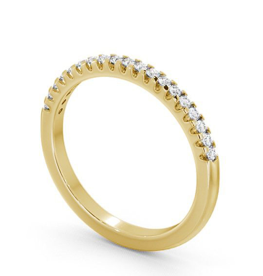 Half Eternity Round Diamond Classic Style Ring 9K Yellow Gold HE14_YG_THUMB1 