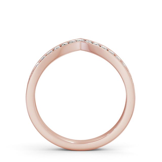 Half Eternity Round Diamond Ring 18K Rose Gold - Pilsley | Angelic Diamonds