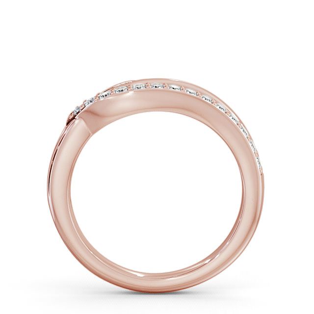 Half Eternity Round Diamond 0.14ct Ring 18K Rose Gold Appleby