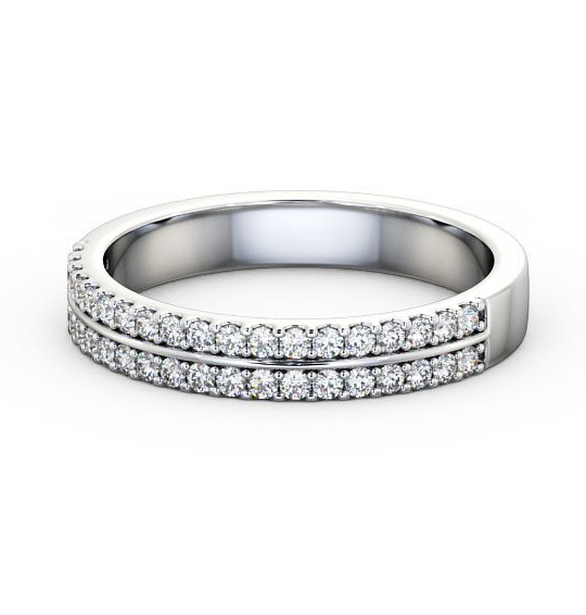 Valence Half Eternity Ring Round Diamond Double Row HE24_WG_THUMB2 