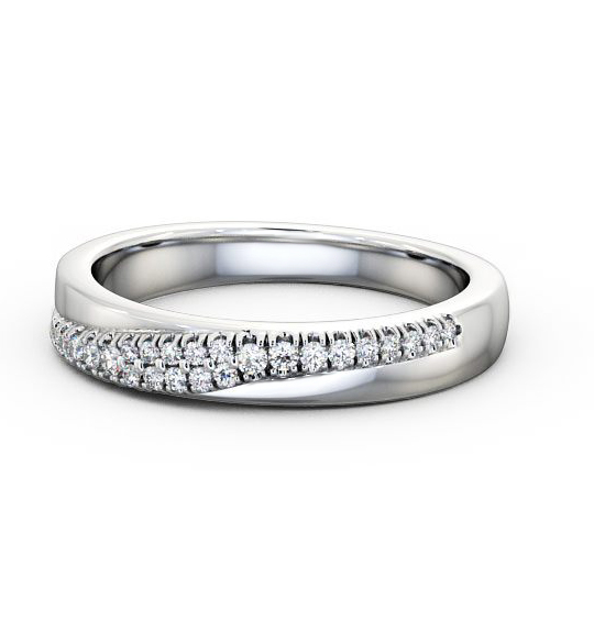 Dijon Half Eternity Ring Round Diamond 0.13ct HE27_WG_THUMB2 