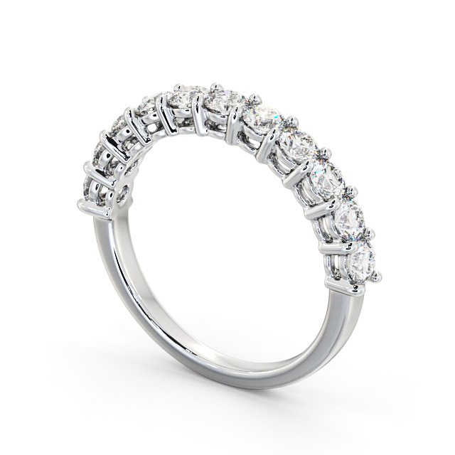 White gold diamond shop half eternity ring