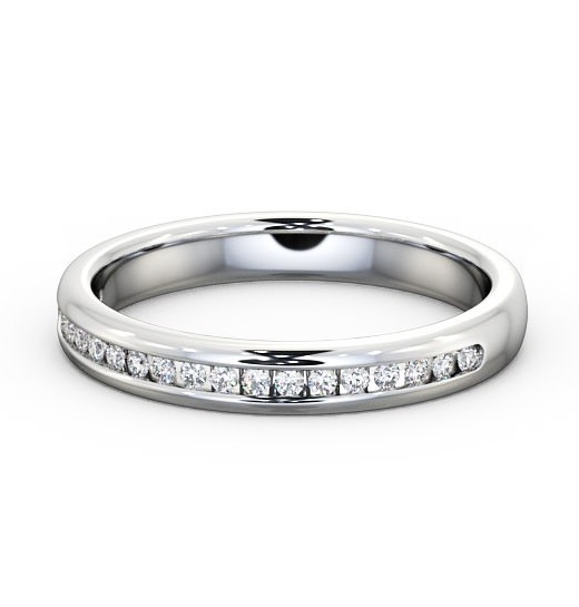  Half Eternity Round Diamond Ring 18K White Gold - Darcy HE30_WG_THUMB2 