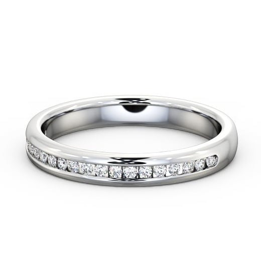  Half Eternity Round Diamond Ring 9K White Gold - Darcy HE30_WG_THUMB2 
