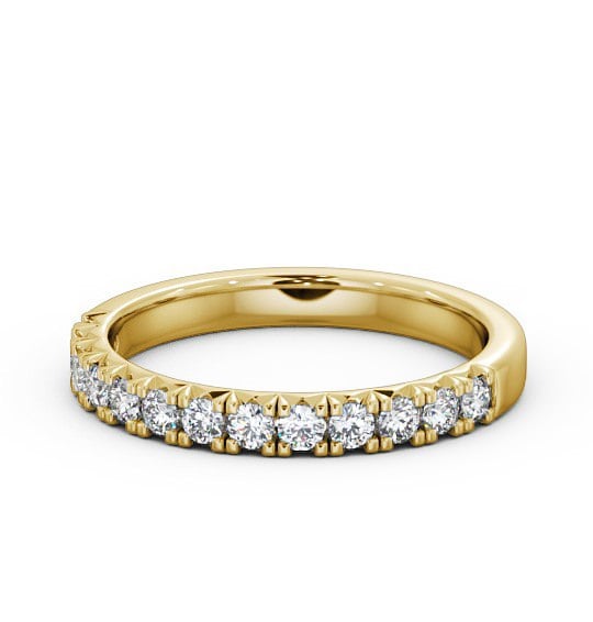  Half Eternity Round Diamond Ring 18K Yellow Gold - Lorella HE32_YG_THUMB2 