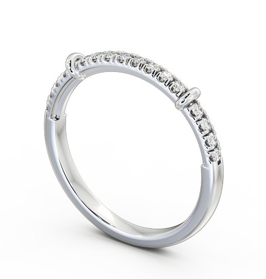 Half Eternity Round Diamond Ring Palladium HE36_WG_THUMB1 