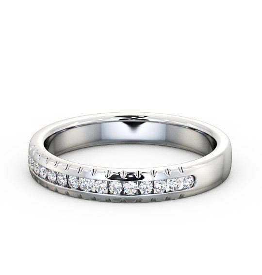  Half Eternity Round Diamond Ring Platinum - Selma HE39_WG_THUMB2 
