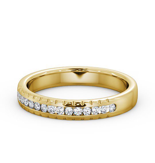 Half Eternity Round Diamond Ring 9K Yellow Gold - Selma HE39_YG_THUMB2 