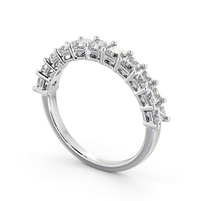 Half Eternity Princess Diamond Ring 9K White Gold - Bela HE3_WG_SIDE
