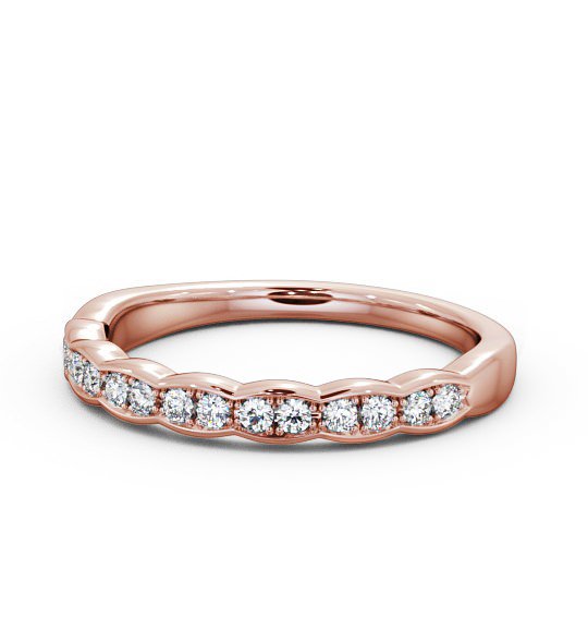  Half Eternity Round Diamond Ring 18K Rose Gold - Venera HE40_RG_THUMB2 