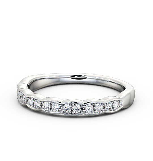  Half Eternity Round Diamond Ring 18K White Gold - Venera HE40_WG_THUMB2 