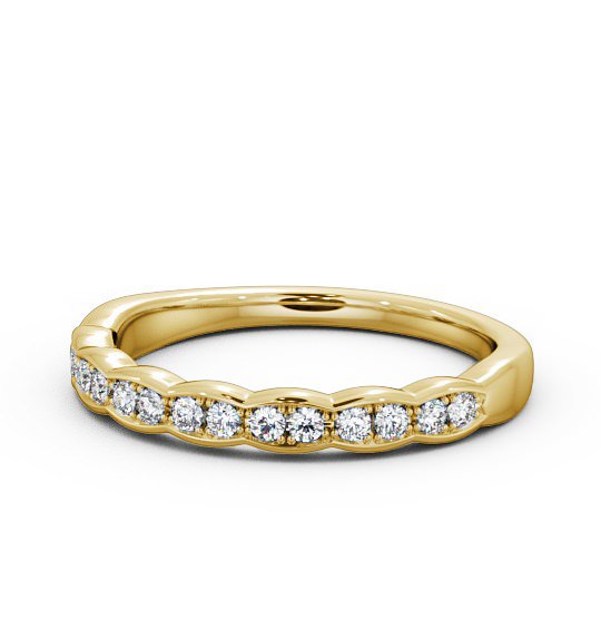  Half Eternity Round Diamond Ring 18K Yellow Gold - Venera HE40_YG_THUMB2 
