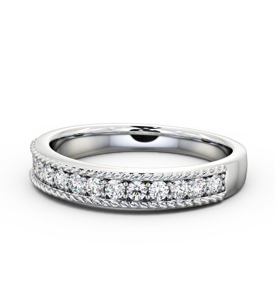  Half Eternity Round Diamond Ring Platinum - Nina HE42_WG_THUMB2 
