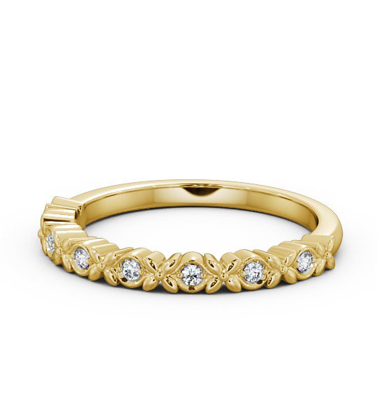  Half Eternity Round Diamond Ring 18K Yellow Gold - Bianco HE47_YG_THUMB2 