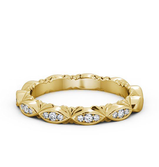 Carina Half Eternity Ring Round Diamond 0.10ct HE49_YG_THUMB2 