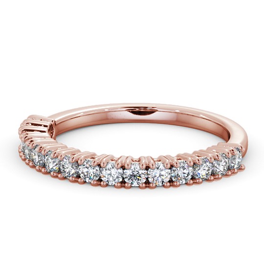  Half Eternity Round Diamond Ring 18K Rose Gold - Belinda HE57_RG_THUMB2 
