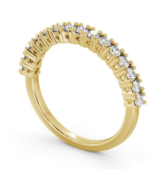 Half Eternity Round Diamond Prong Set Ring 9K Yellow Gold HE57_YG_THUMB1