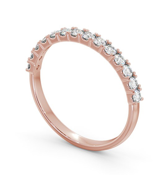  Half Eternity Round Diamond Ring 18K Rose Gold - Jocelyn HE62_RG_THUMB1 