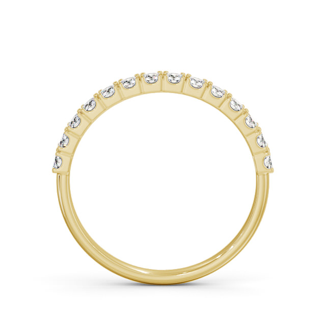 Half Eternity Round Diamond Ring 9K Yellow Gold - Jocelyn HE62_YG_UP