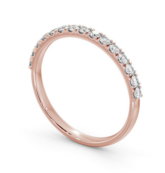  Half Eternity Round Diamond Ring 9K Rose Gold - Serenity HE63_RG_THUMB1 