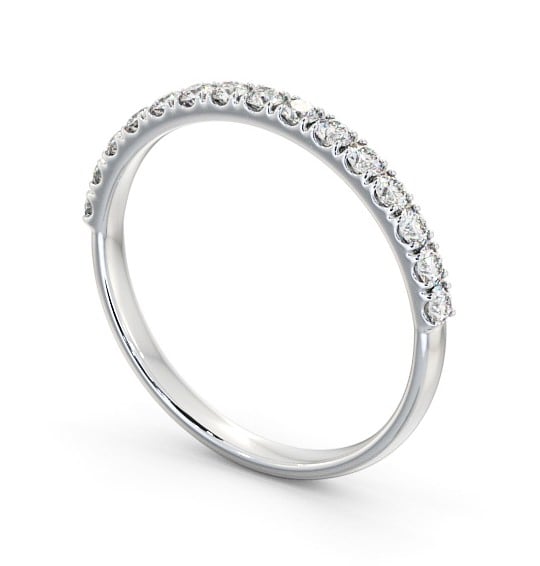  Half Eternity Round Diamond Ring 9K White Gold - Serenity HE63_WG_THUMB1 