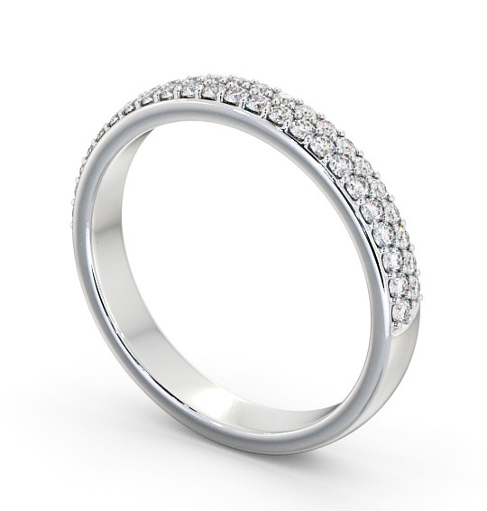 Half Eternity Round Diamond Ring Platinum - Orleton HE64_WG_THUMB1