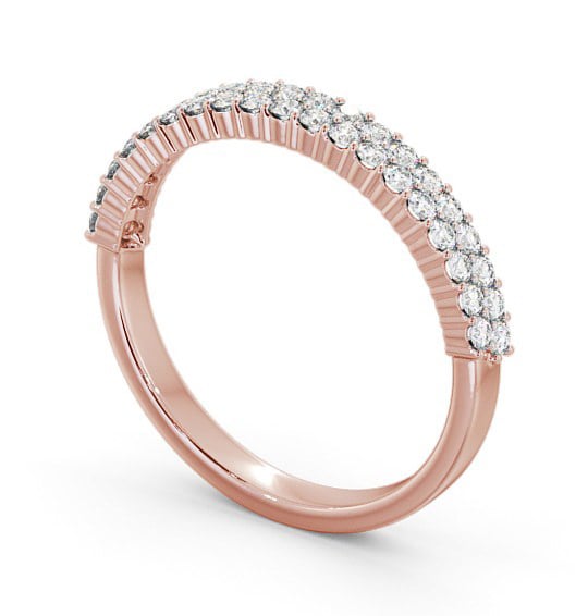  Half Eternity Round Diamond Ring 9K Rose Gold - Josephine HE65_RG_THUMB1 