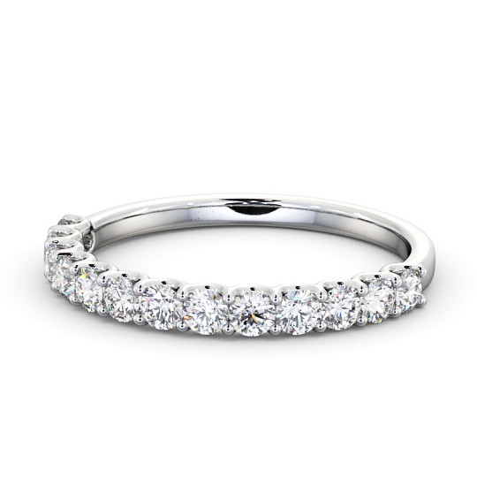  Half Eternity Round Diamond Ring 18K White Gold - Angeline HE67_WG_THUMB2 