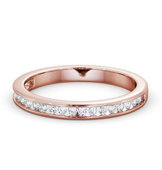  Half Eternity Round Diamond Ring 18K Rose Gold - Primrose HE6_RG_THUMB2 