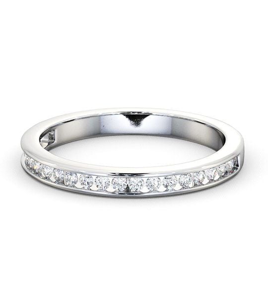  Half Eternity Round Diamond Ring Platinum - Primrose HE6_WG_THUMB2 