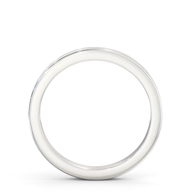 Half Eternity Round Diamond Ring 9K White Gold - Primrose HE6_WG_UP