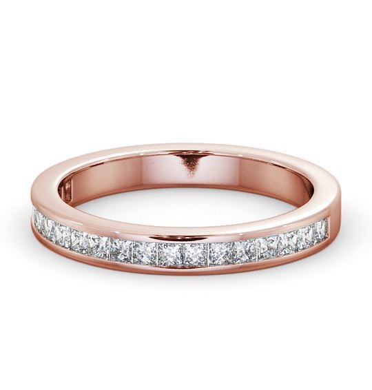  Half Eternity Princess Diamond Ring 18K Rose Gold - Oakley HE7_RG_THUMB2 