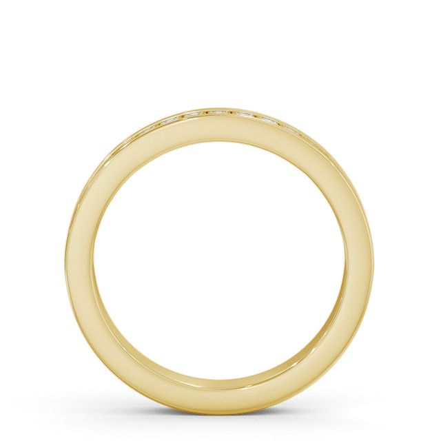 Half Eternity Princess Diamond Ring 9K Yellow Gold - Oakley HE7_YG_UP
