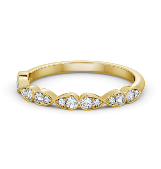 Julien Half Eternity Ring Round Diamond 0.15ct HE80_YG_THUMB2 
