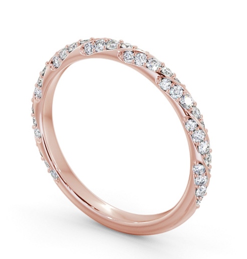 Half Eternity 0.35ct Round Diamond Glamorous Ring 18K Rose Gold HE81_RG_THUMB1 