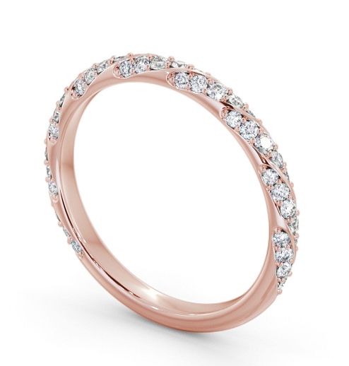 Half Eternity 0.35ct Round Diamond Glamorous Ring 18K Rose Gold HE81_RG_THUMB1