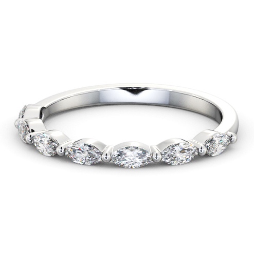 Half Eternity 0.35ct Marquise Diamond Ring 18K White Gold HE82_WG_THUMB2 