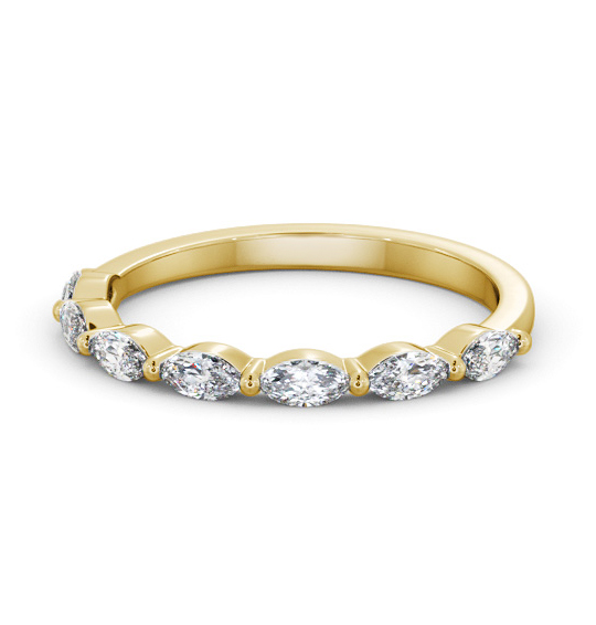 Abingdon Half Eternity Ring Marquise Diamond 0.35ct HE82_YG_THUMB2 