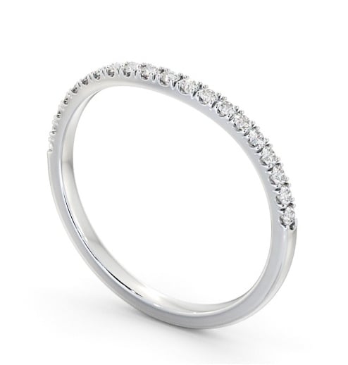 Half Eternity Round Diamond Ring 18K White Gold - Harding HE83_WG_THUMB1