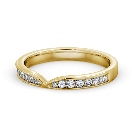 Camile Half Eternity Ring Round Diamond Pinched Design HE86_YG_THUMB2 