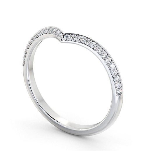 Half Eternity Round Diamond Ring 18K White Gold - Myrin HE89_WG_THUMB1