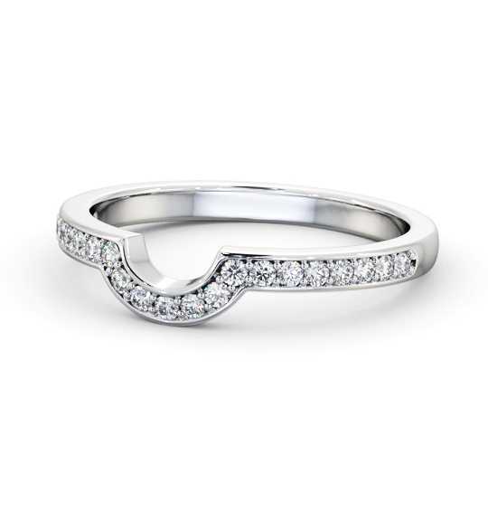 Efana Half Eternity Ring Round Diamond Moon Channel Setting HE90_WG_THUMB2 