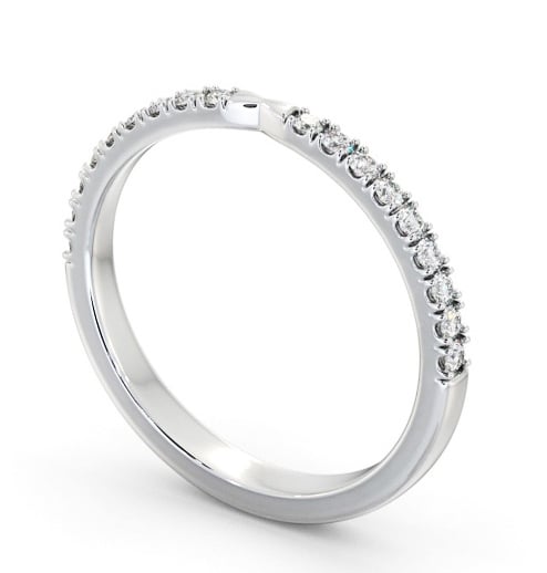 Half Eternity Round Diamond Ring 18K White Gold - Meyer HE92_WG_THUMB1