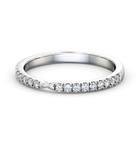 Meyer Half Eternity Ring Round Diamond Pinched Band Microprong Setting HE92_WG_THUMB2 