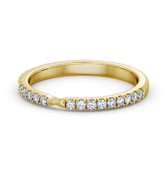 Meyer Half Eternity Ring Round Diamond Pinched Band Microprong Setting HE92_YG_THUMB2 